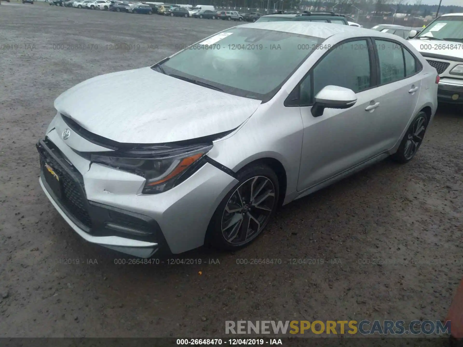 2 Photograph of a damaged car 5YFS4RCE5LP022935 TOYOTA COROLLA 2020