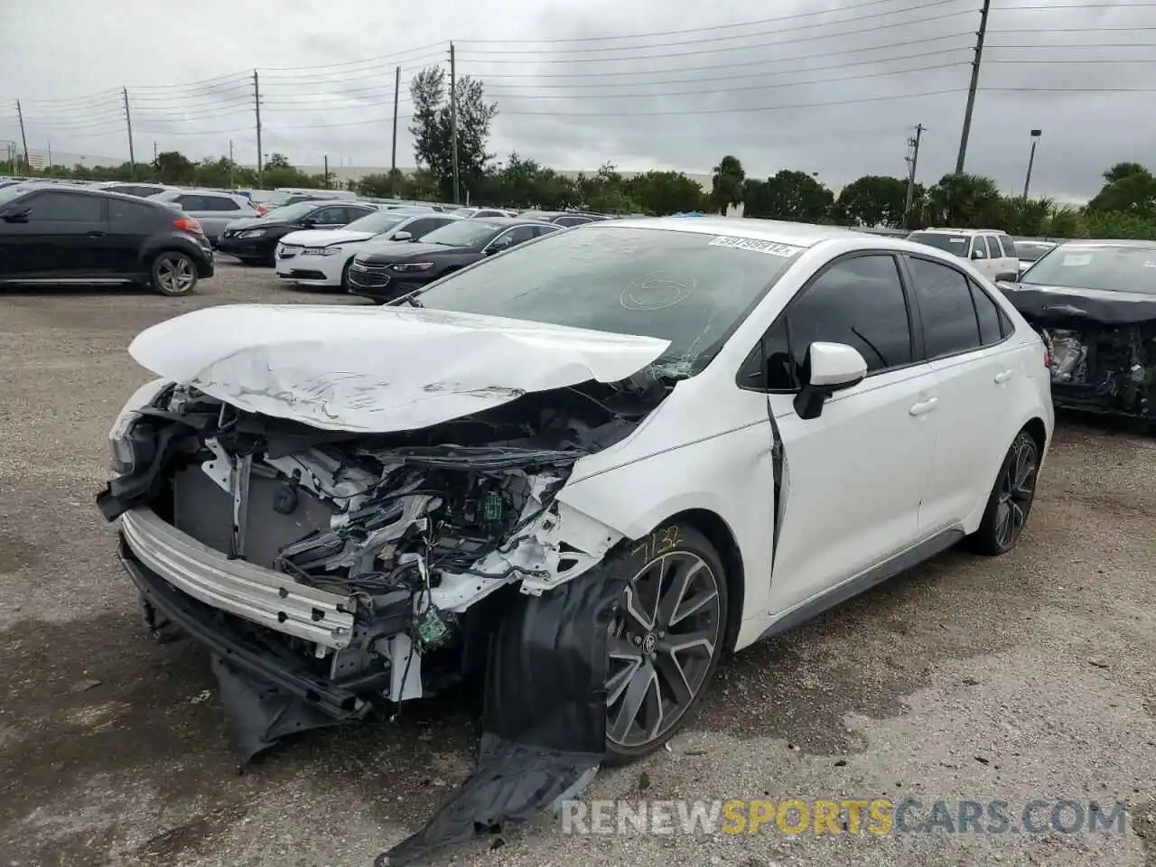 2 Photograph of a damaged car 5YFS4RCE5LP023244 TOYOTA COROLLA 2020