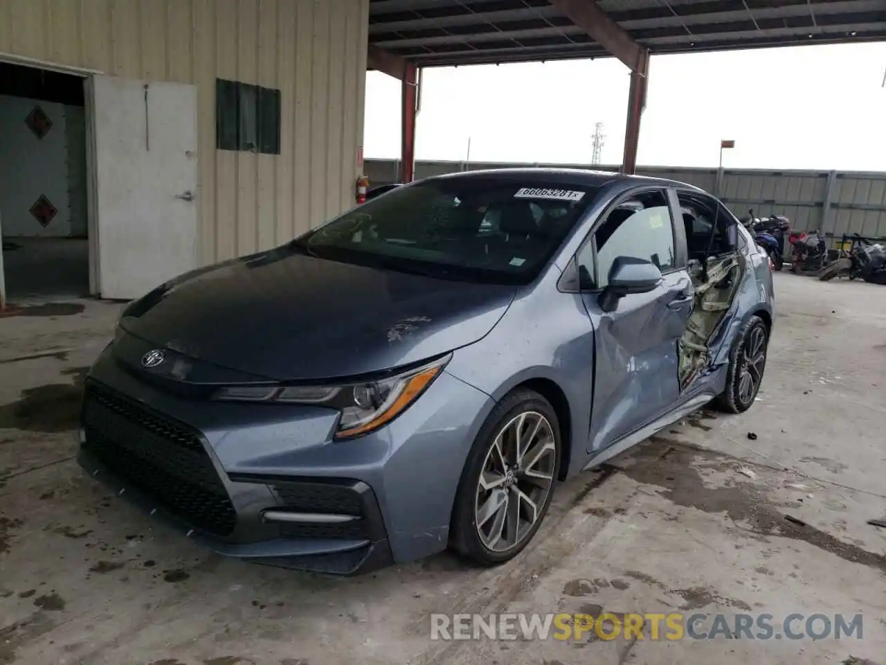 2 Photograph of a damaged car 5YFS4RCE5LP024278 TOYOTA COROLLA 2020