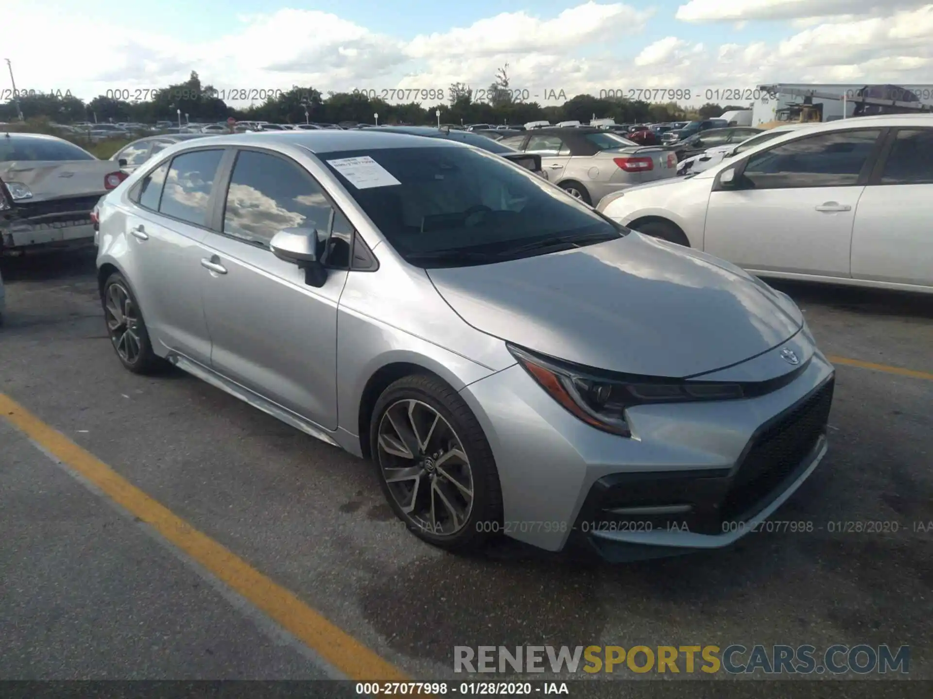 1 Photograph of a damaged car 5YFS4RCE5LP025592 TOYOTA COROLLA 2020