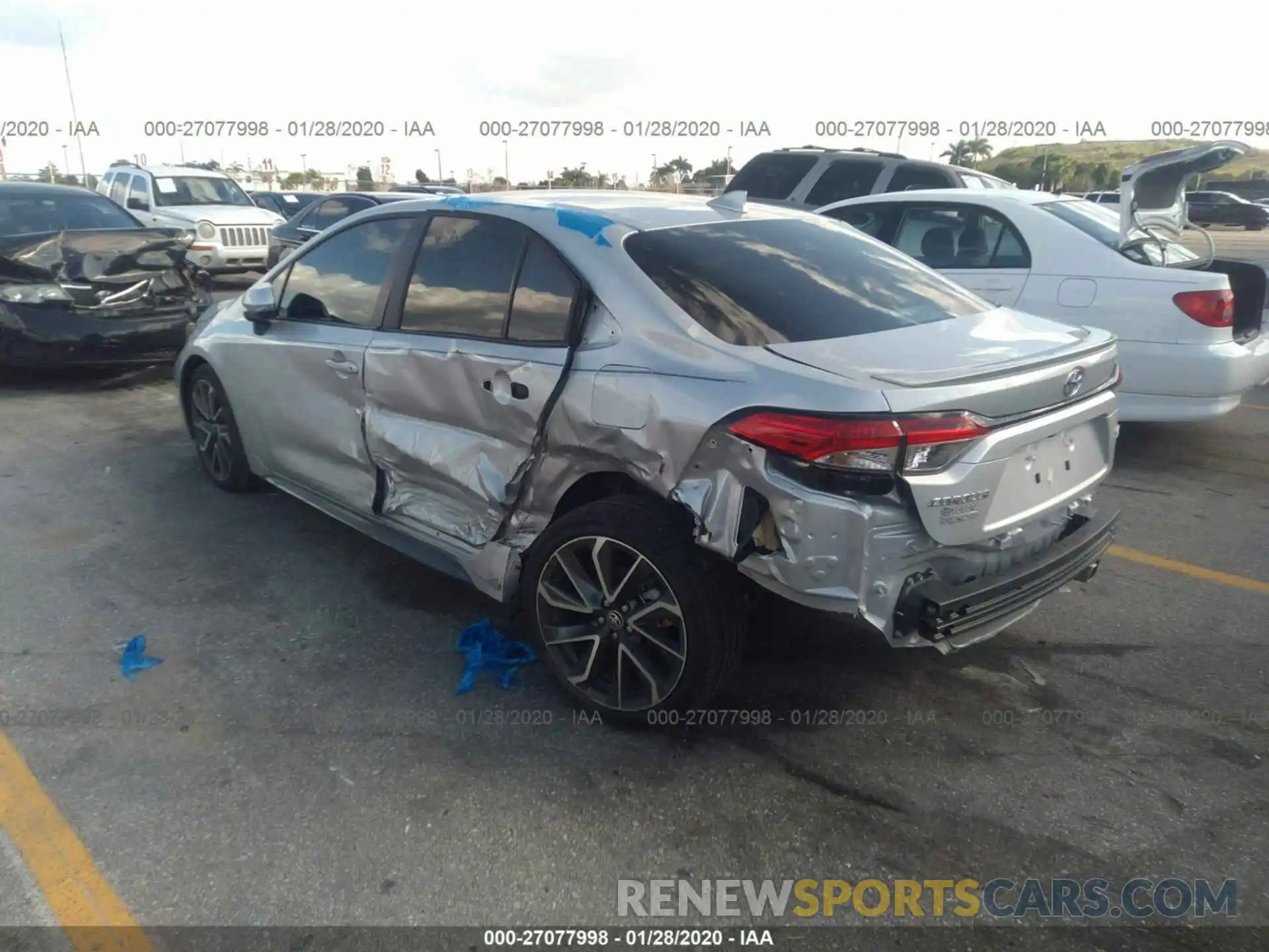 3 Photograph of a damaged car 5YFS4RCE5LP025592 TOYOTA COROLLA 2020