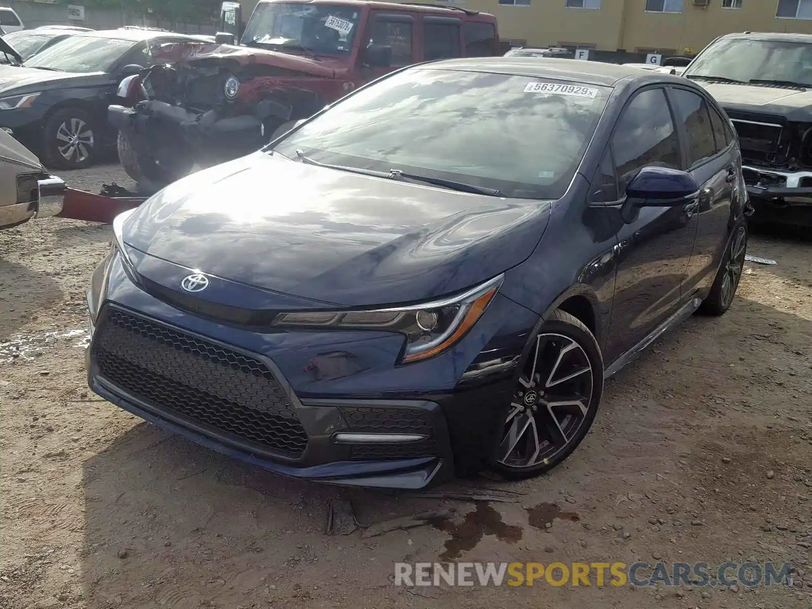 2 Photograph of a damaged car 5YFS4RCE5LP026094 TOYOTA COROLLA 2020