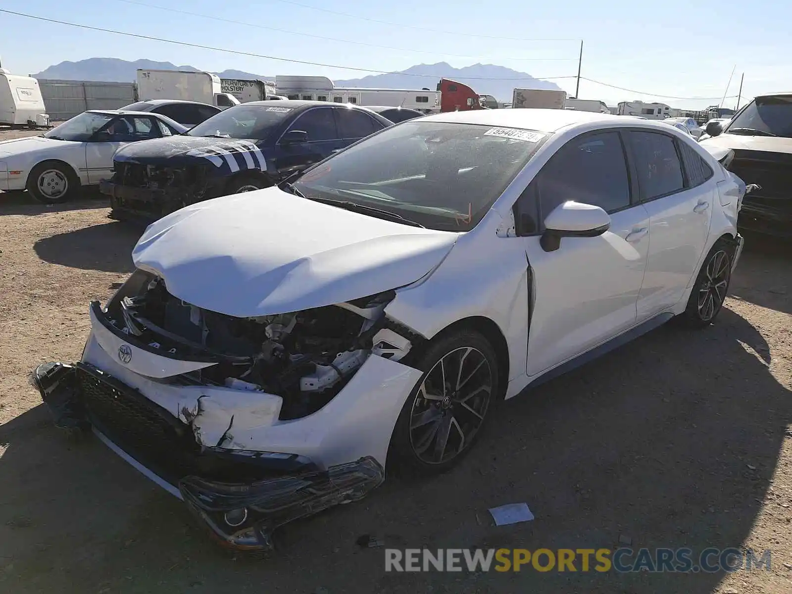 2 Photograph of a damaged car 5YFS4RCE5LP026614 TOYOTA COROLLA 2020