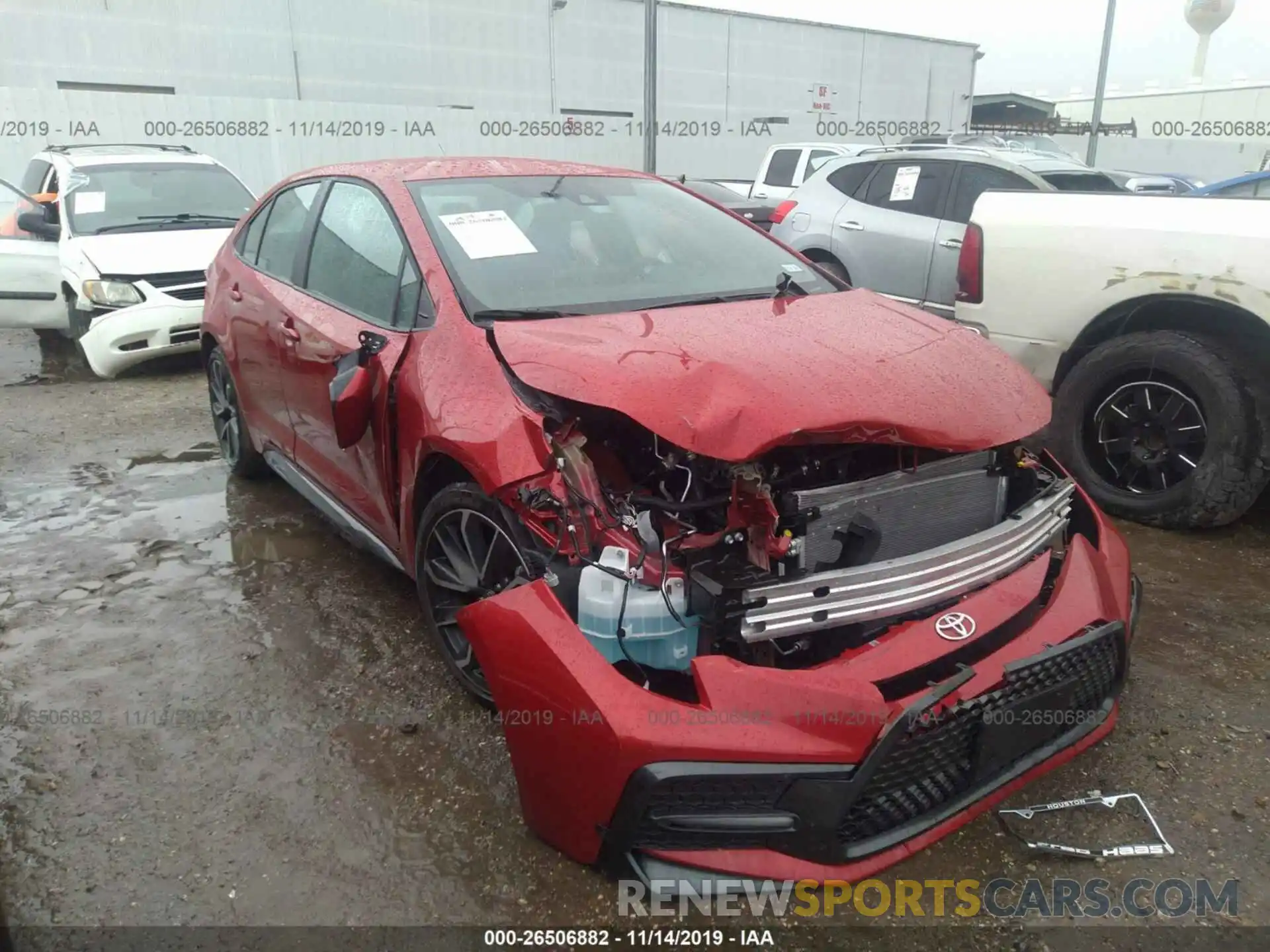 1 Photograph of a damaged car 5YFS4RCE5LP027102 TOYOTA COROLLA 2020