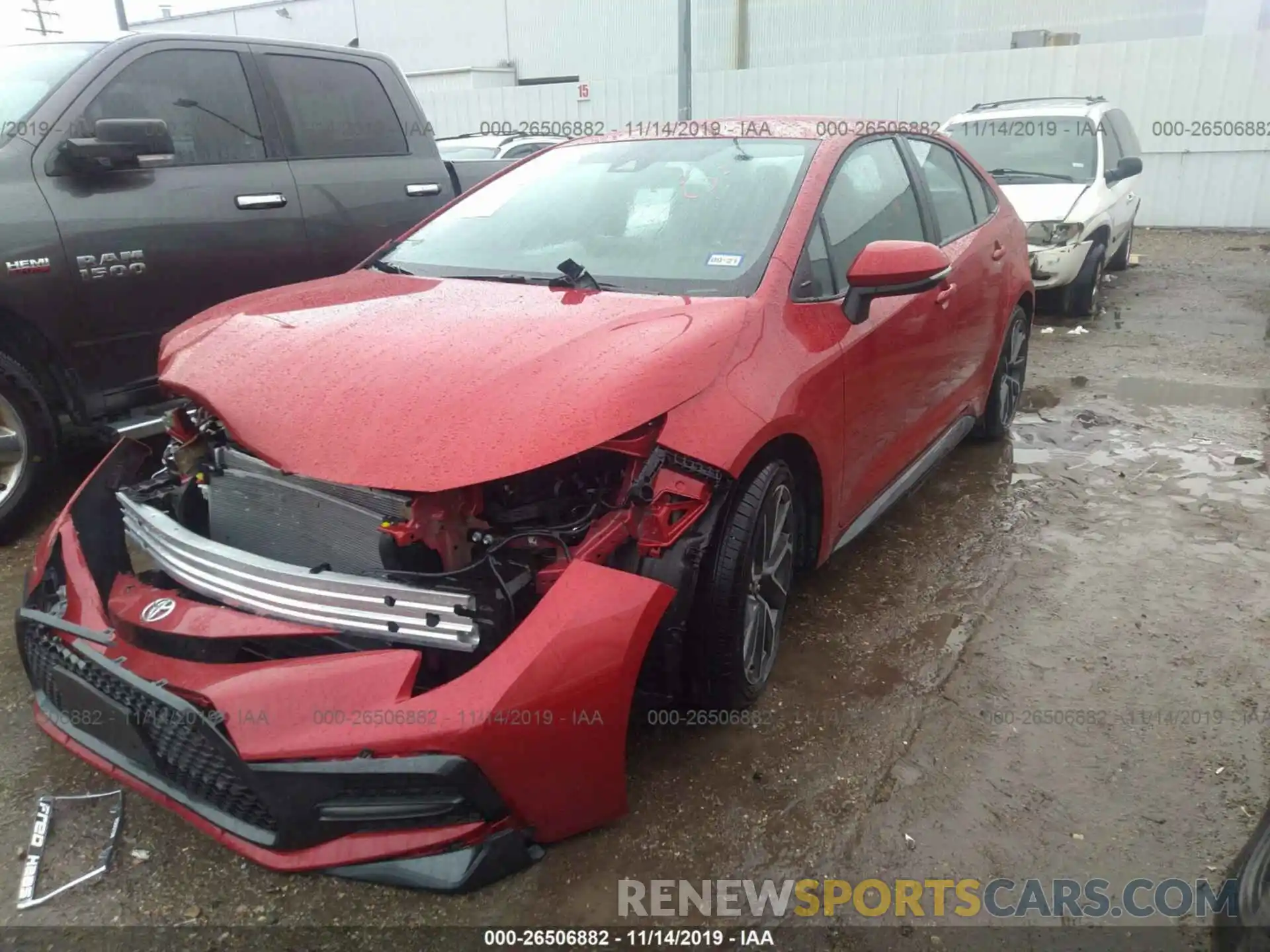 2 Photograph of a damaged car 5YFS4RCE5LP027102 TOYOTA COROLLA 2020