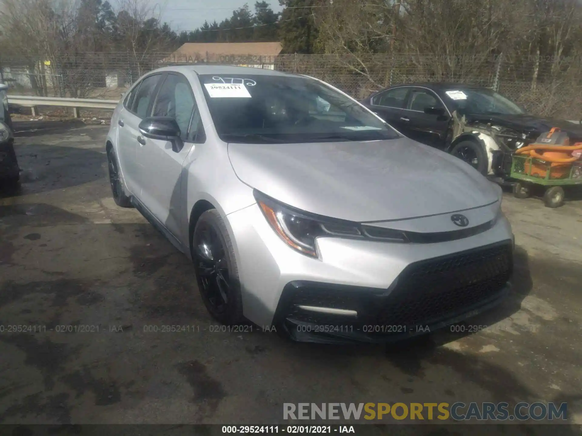 1 Photograph of a damaged car 5YFS4RCE5LP029772 TOYOTA COROLLA 2020