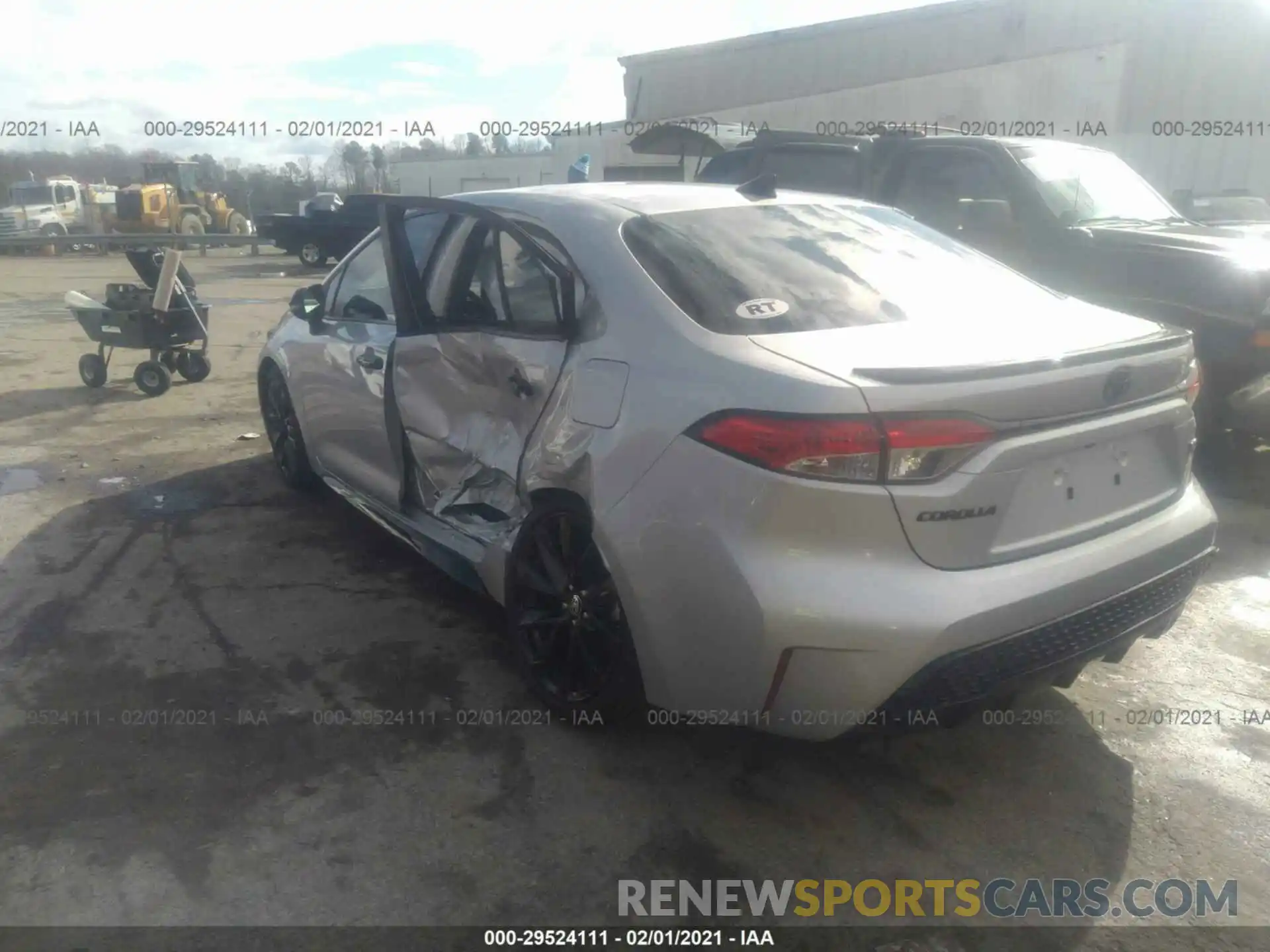 3 Photograph of a damaged car 5YFS4RCE5LP029772 TOYOTA COROLLA 2020