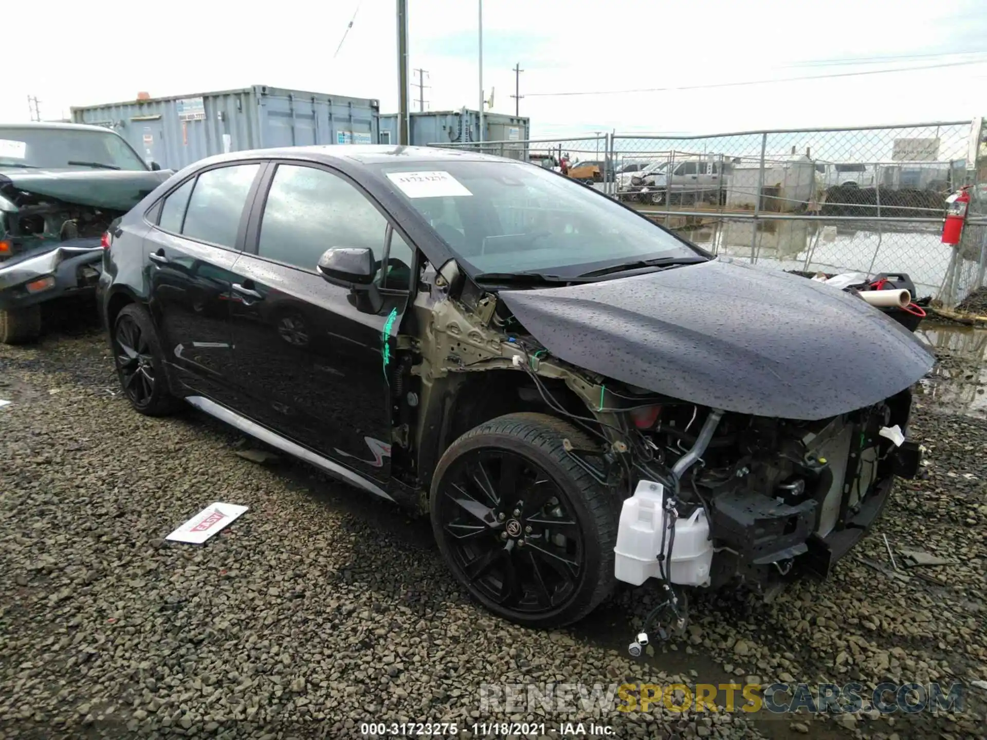 1 Photograph of a damaged car 5YFS4RCE5LP031926 TOYOTA COROLLA 2020