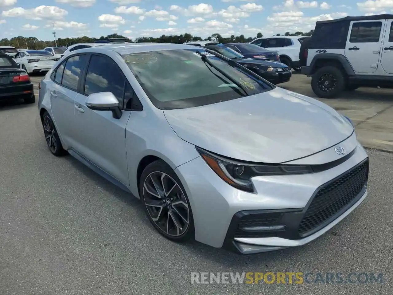 1 Photograph of a damaged car 5YFS4RCE5LP035202 TOYOTA COROLLA 2020