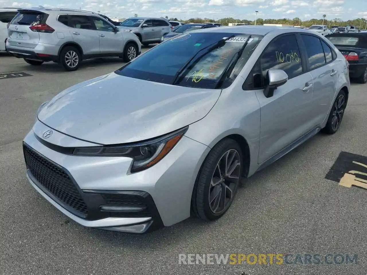 2 Photograph of a damaged car 5YFS4RCE5LP035202 TOYOTA COROLLA 2020