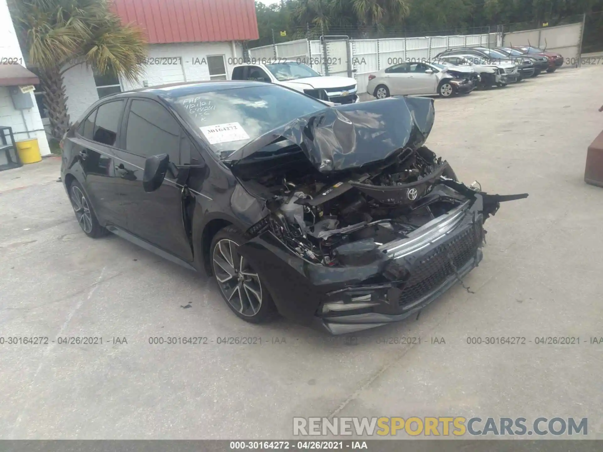 1 Photograph of a damaged car 5YFS4RCE5LP035474 TOYOTA COROLLA 2020