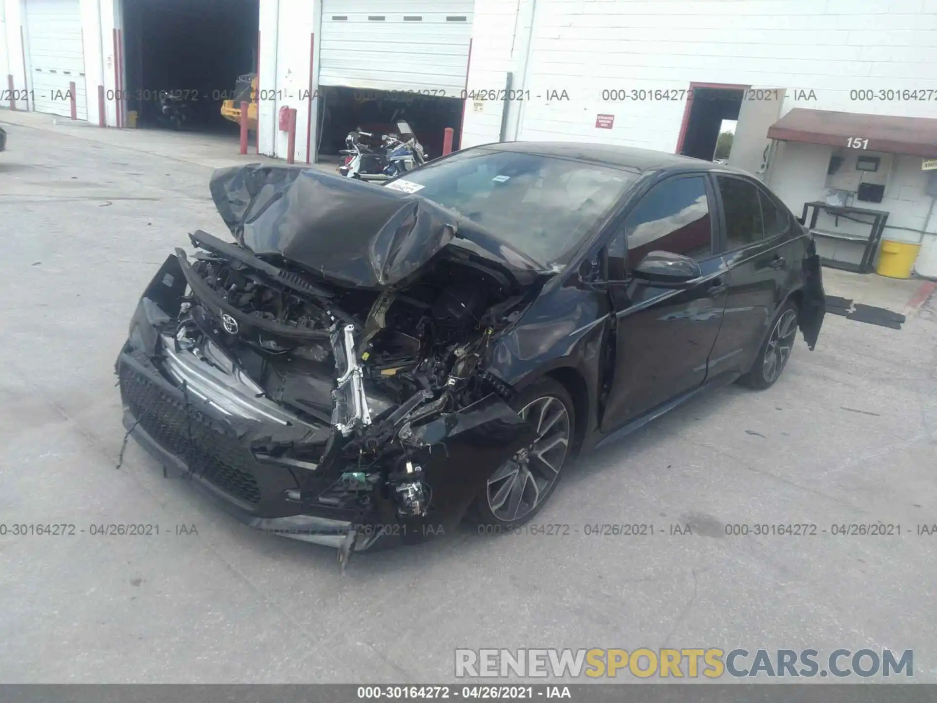 2 Photograph of a damaged car 5YFS4RCE5LP035474 TOYOTA COROLLA 2020