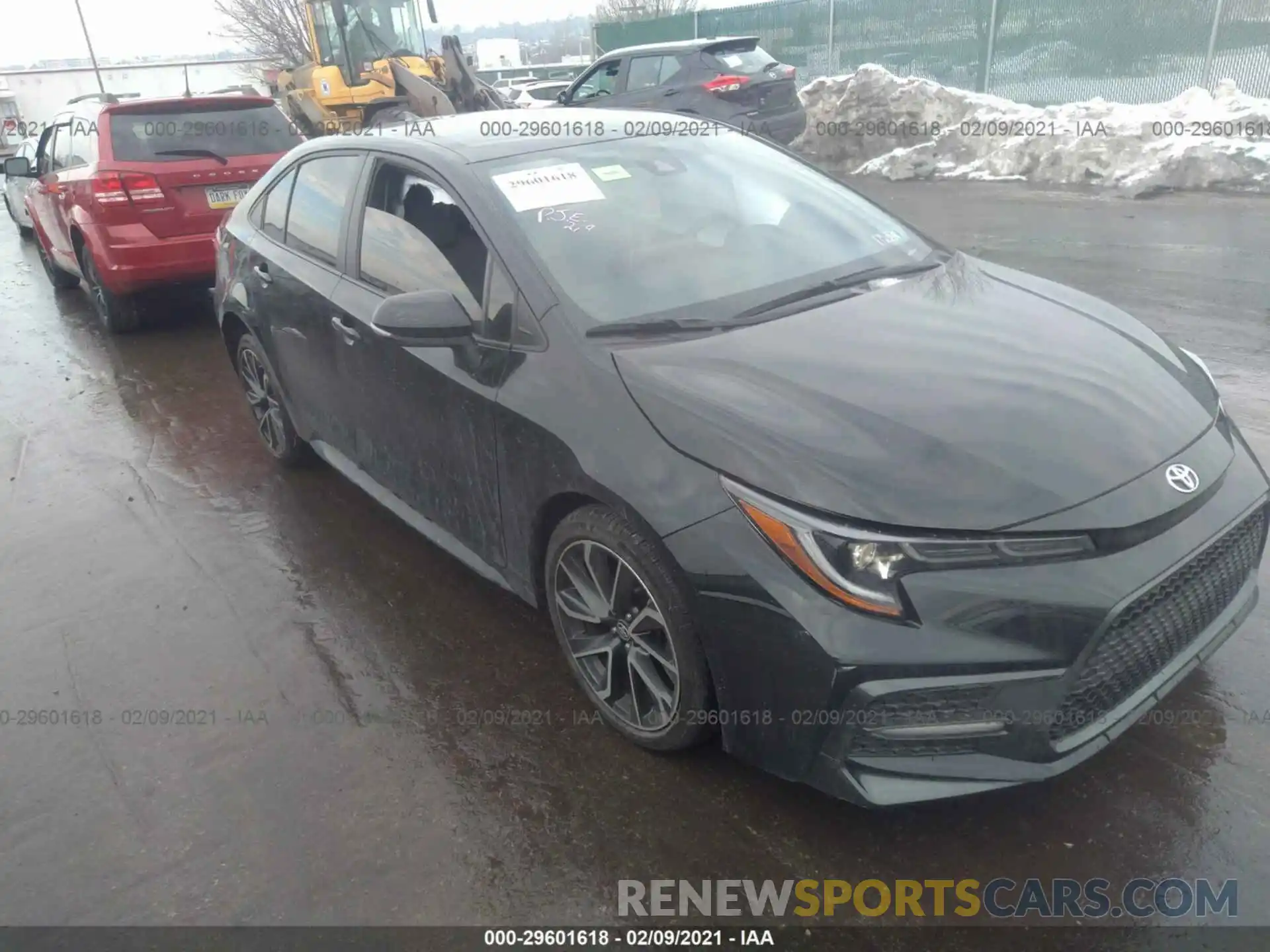 1 Photograph of a damaged car 5YFS4RCE5LP036365 TOYOTA COROLLA 2020