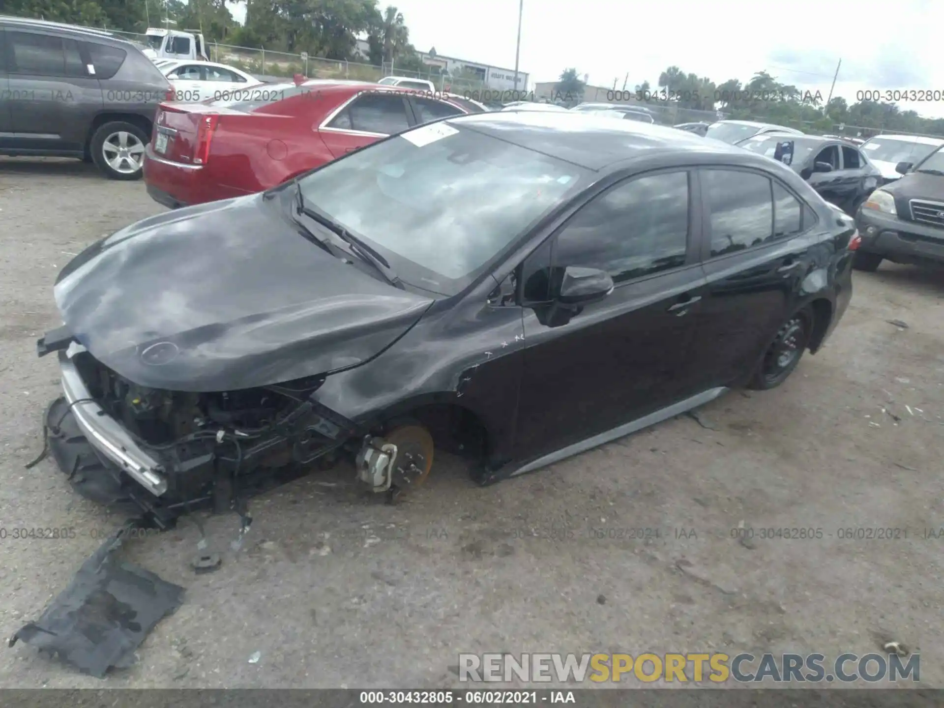 2 Photograph of a damaged car 5YFS4RCE5LP036771 TOYOTA COROLLA 2020