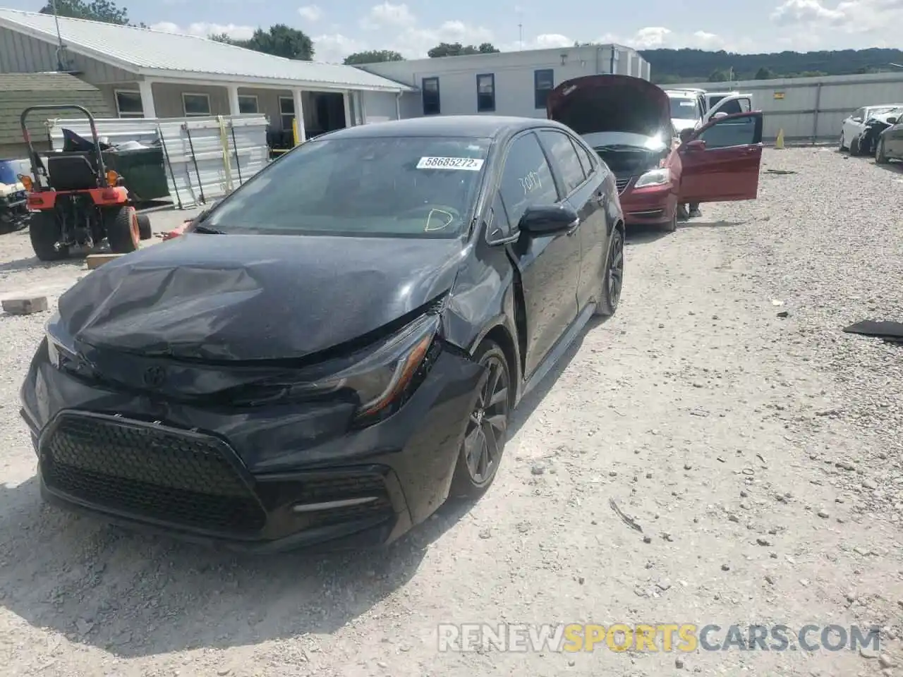 2 Photograph of a damaged car 5YFS4RCE5LP037211 TOYOTA COROLLA 2020