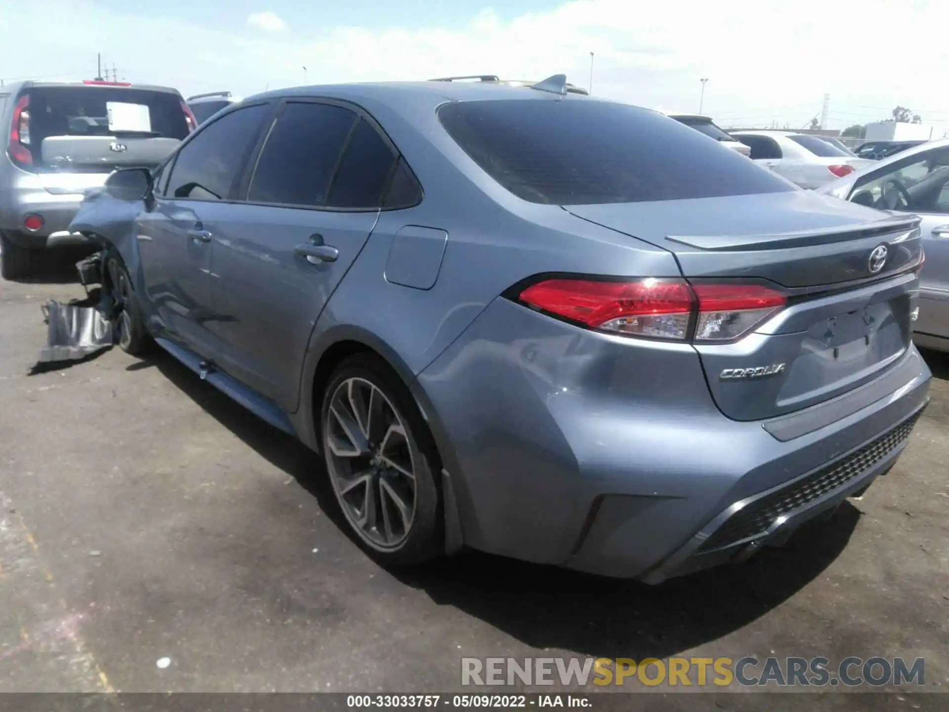 3 Photograph of a damaged car 5YFS4RCE5LP038892 TOYOTA COROLLA 2020