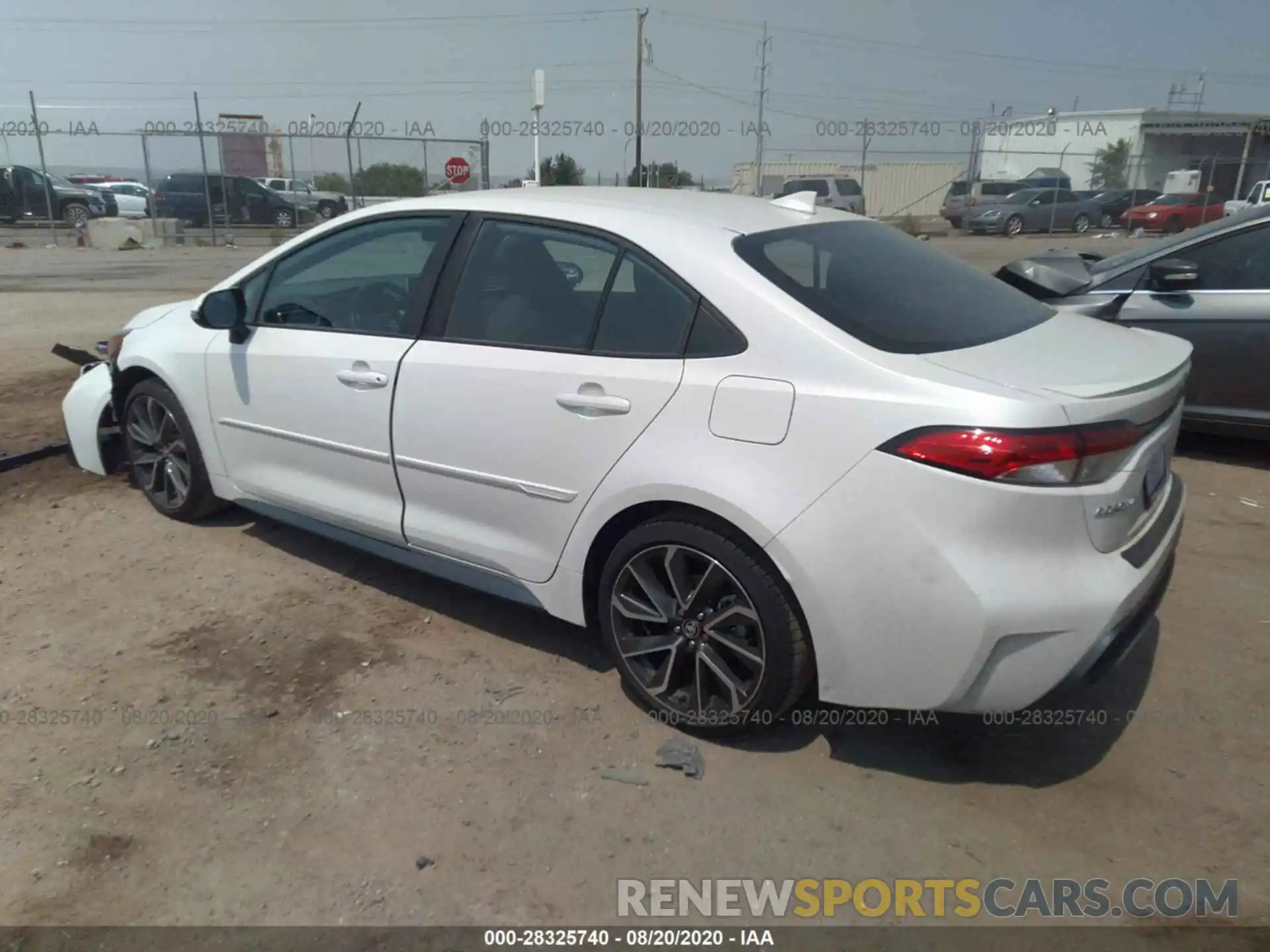 3 Photograph of a damaged car 5YFS4RCE5LP039556 TOYOTA COROLLA 2020