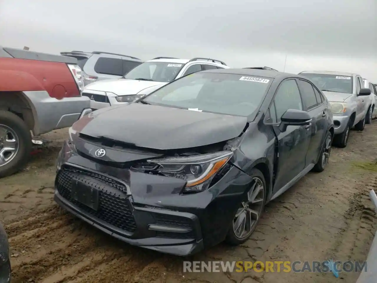 2 Photograph of a damaged car 5YFS4RCE5LP041291 TOYOTA COROLLA 2020