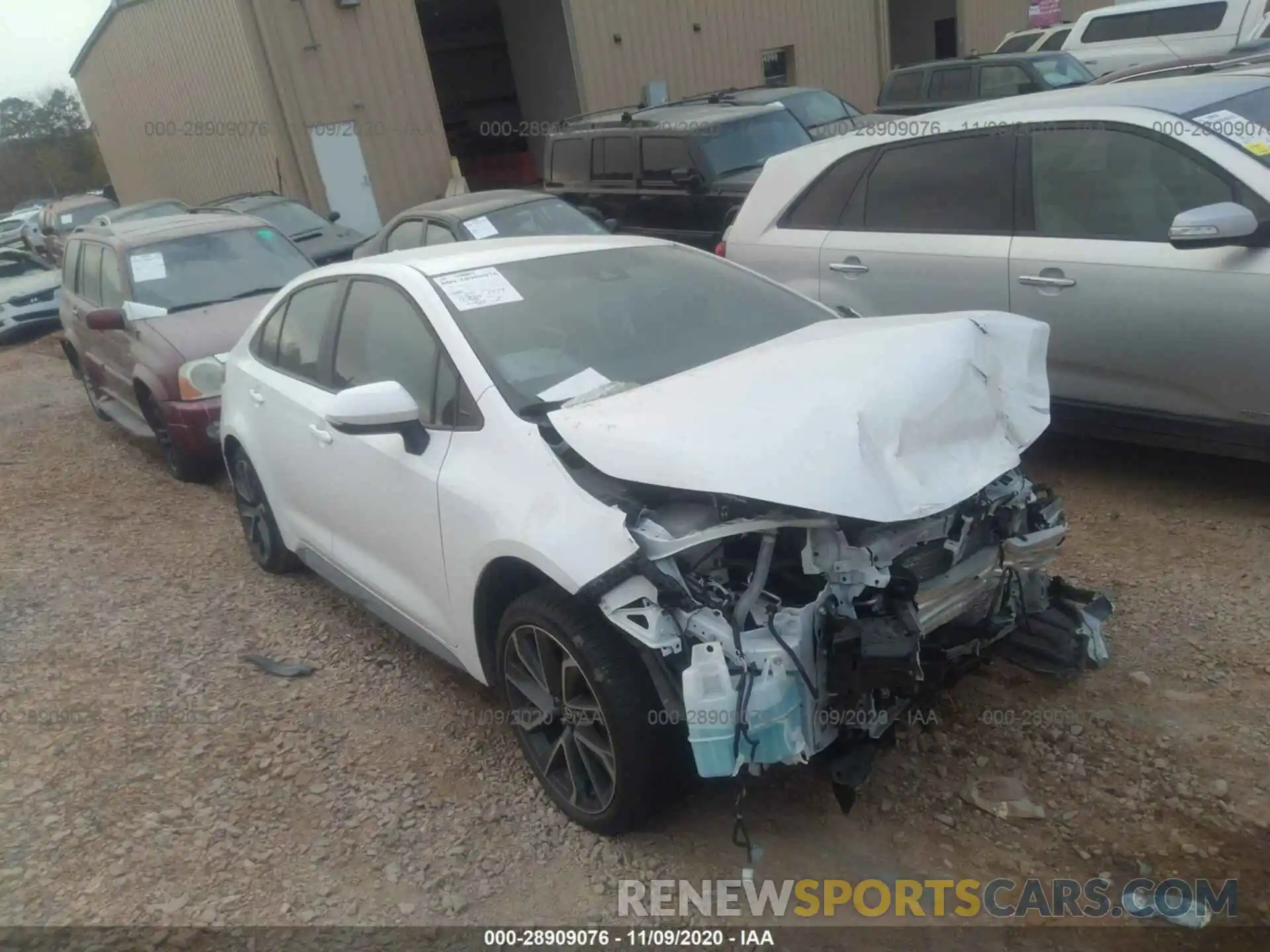 1 Photograph of a damaged car 5YFS4RCE5LP044062 TOYOTA COROLLA 2020