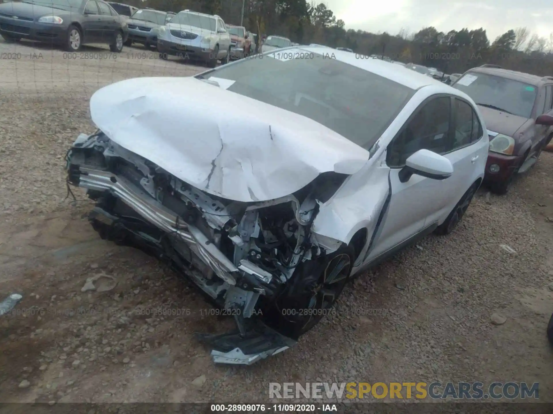 2 Photograph of a damaged car 5YFS4RCE5LP044062 TOYOTA COROLLA 2020