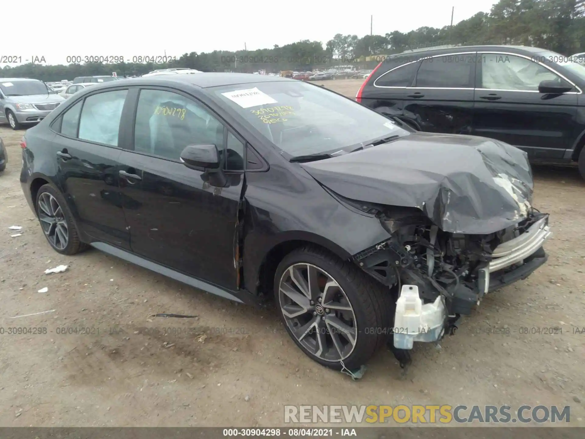 1 Photograph of a damaged car 5YFS4RCE5LP044238 TOYOTA COROLLA 2020