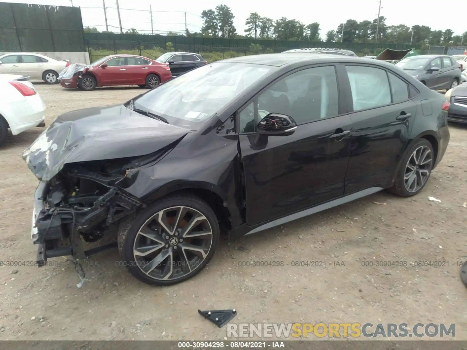 2 Photograph of a damaged car 5YFS4RCE5LP044238 TOYOTA COROLLA 2020