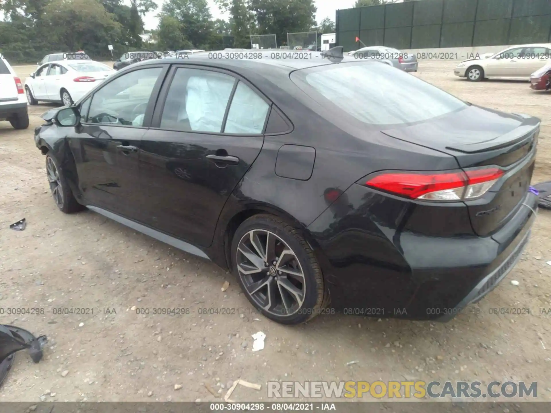 3 Photograph of a damaged car 5YFS4RCE5LP044238 TOYOTA COROLLA 2020