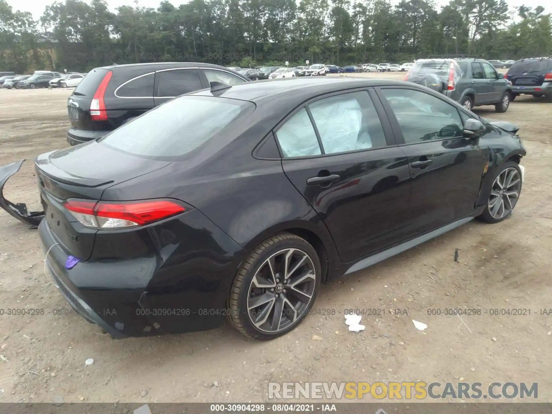 4 Photograph of a damaged car 5YFS4RCE5LP044238 TOYOTA COROLLA 2020