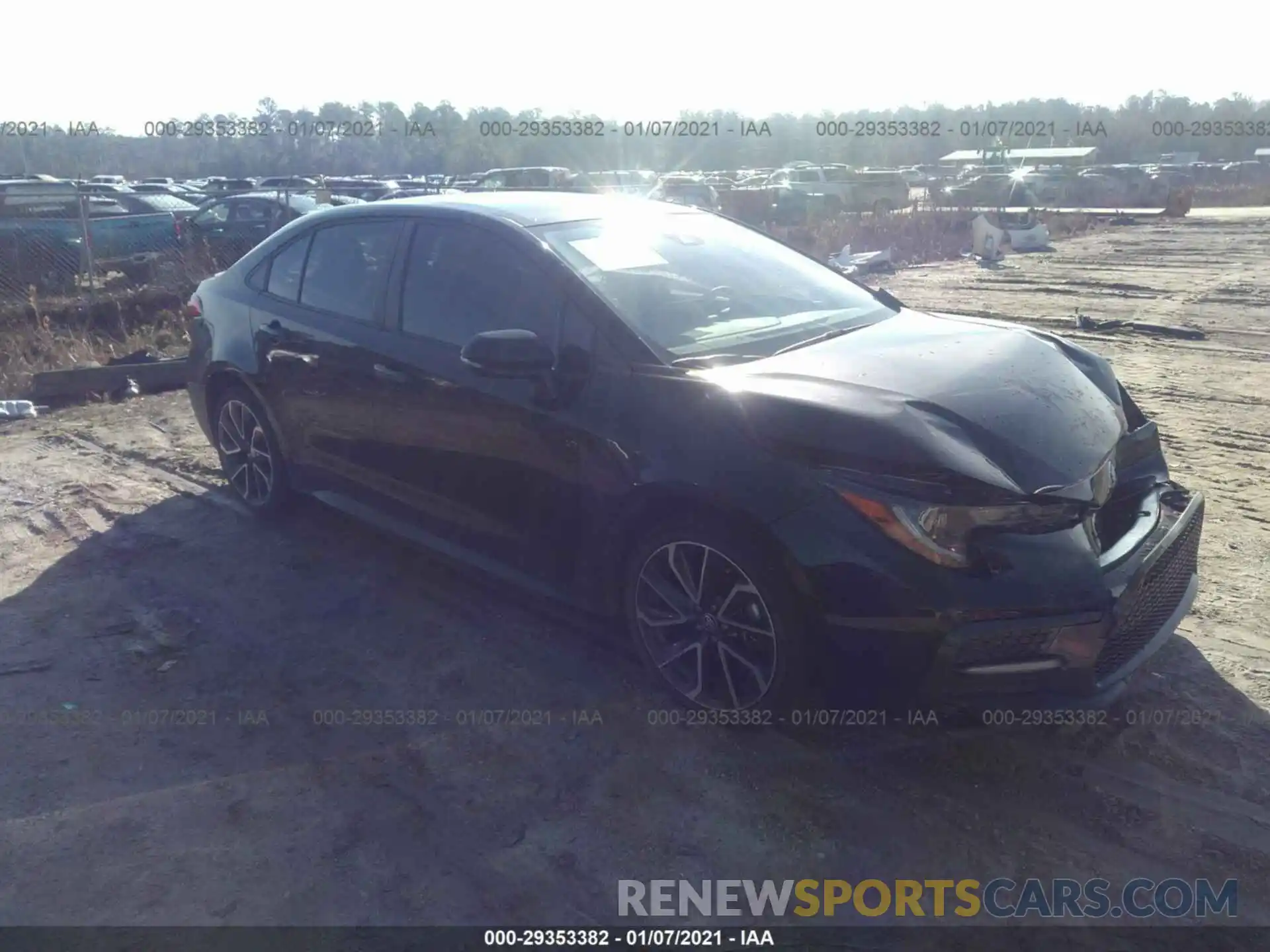 1 Photograph of a damaged car 5YFS4RCE5LP044921 TOYOTA COROLLA 2020