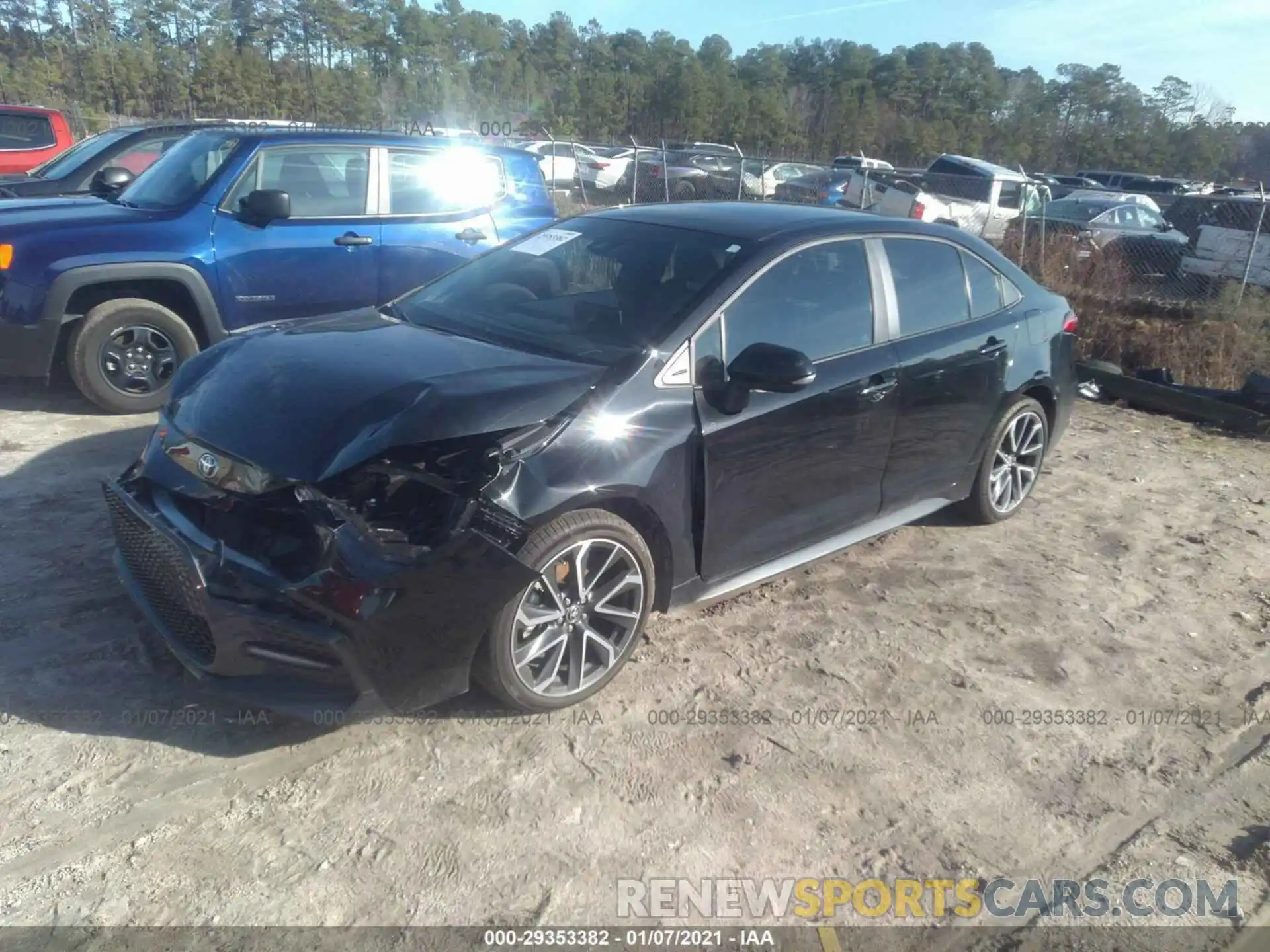 2 Photograph of a damaged car 5YFS4RCE5LP044921 TOYOTA COROLLA 2020