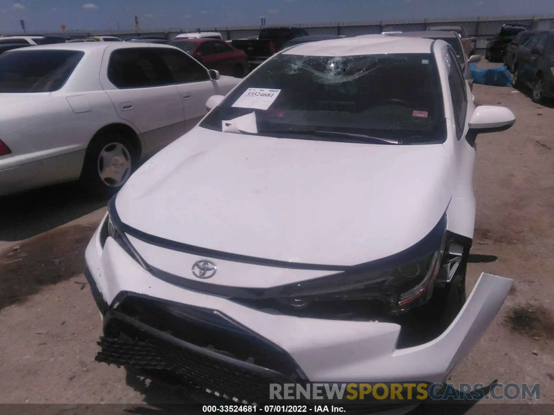 6 Photograph of a damaged car 5YFS4RCE5LP047382 TOYOTA COROLLA 2020