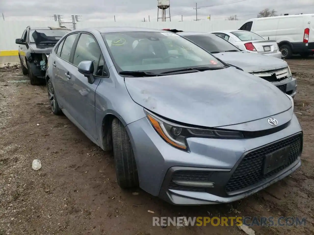 1 Photograph of a damaged car 5YFS4RCE5LP049570 TOYOTA COROLLA 2020