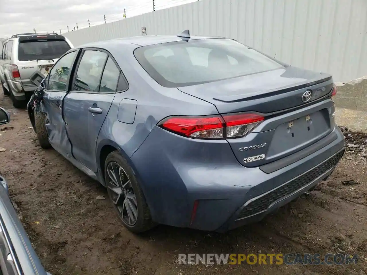 3 Photograph of a damaged car 5YFS4RCE5LP049570 TOYOTA COROLLA 2020