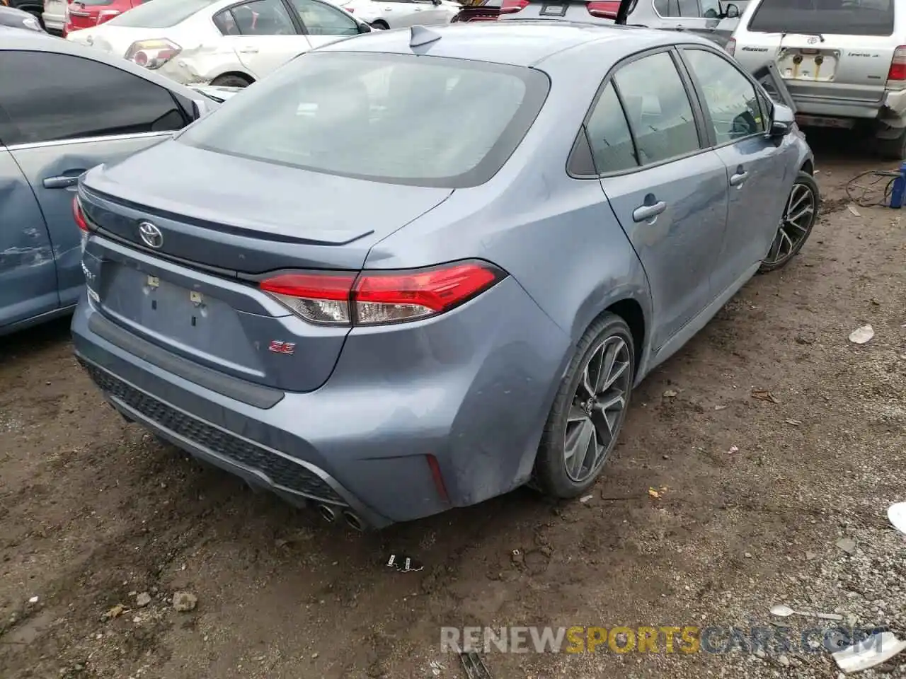 4 Photograph of a damaged car 5YFS4RCE5LP049570 TOYOTA COROLLA 2020