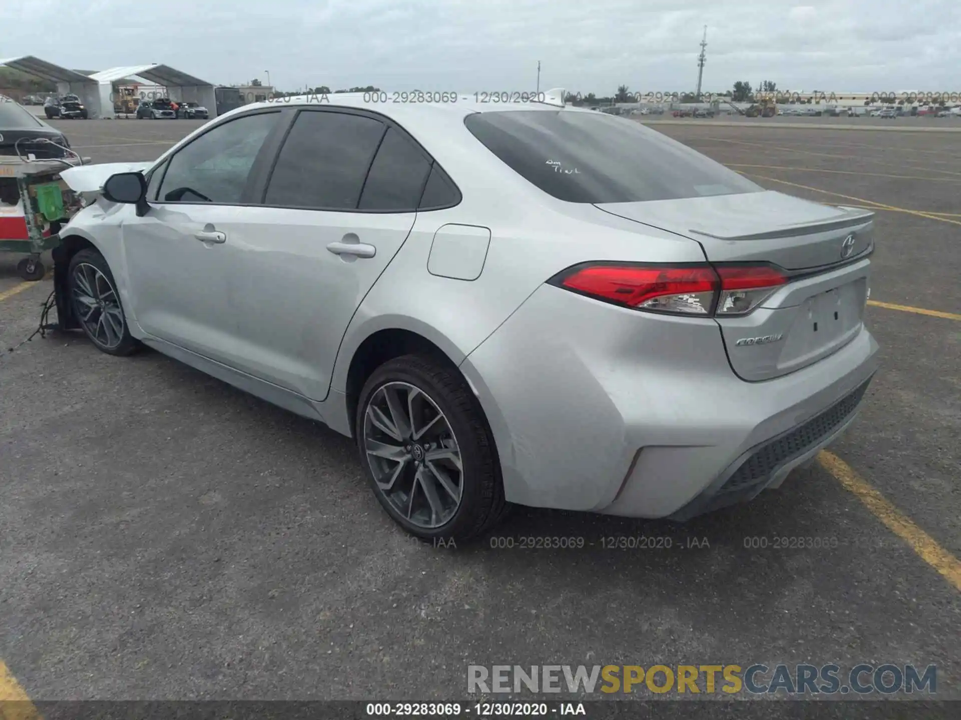 3 Photograph of a damaged car 5YFS4RCE5LP052579 TOYOTA COROLLA 2020