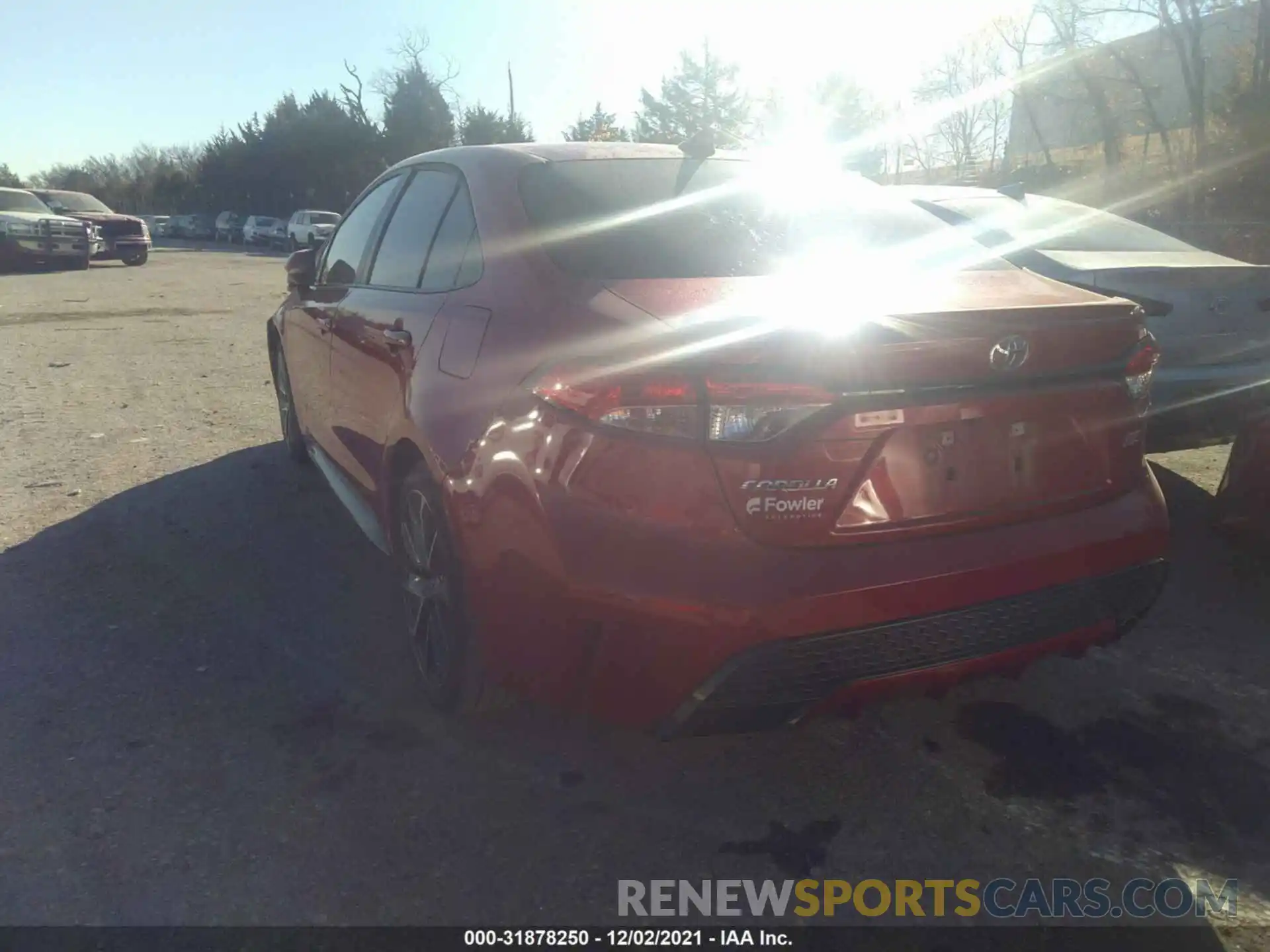 3 Photograph of a damaged car 5YFS4RCE5LP055126 TOYOTA COROLLA 2020