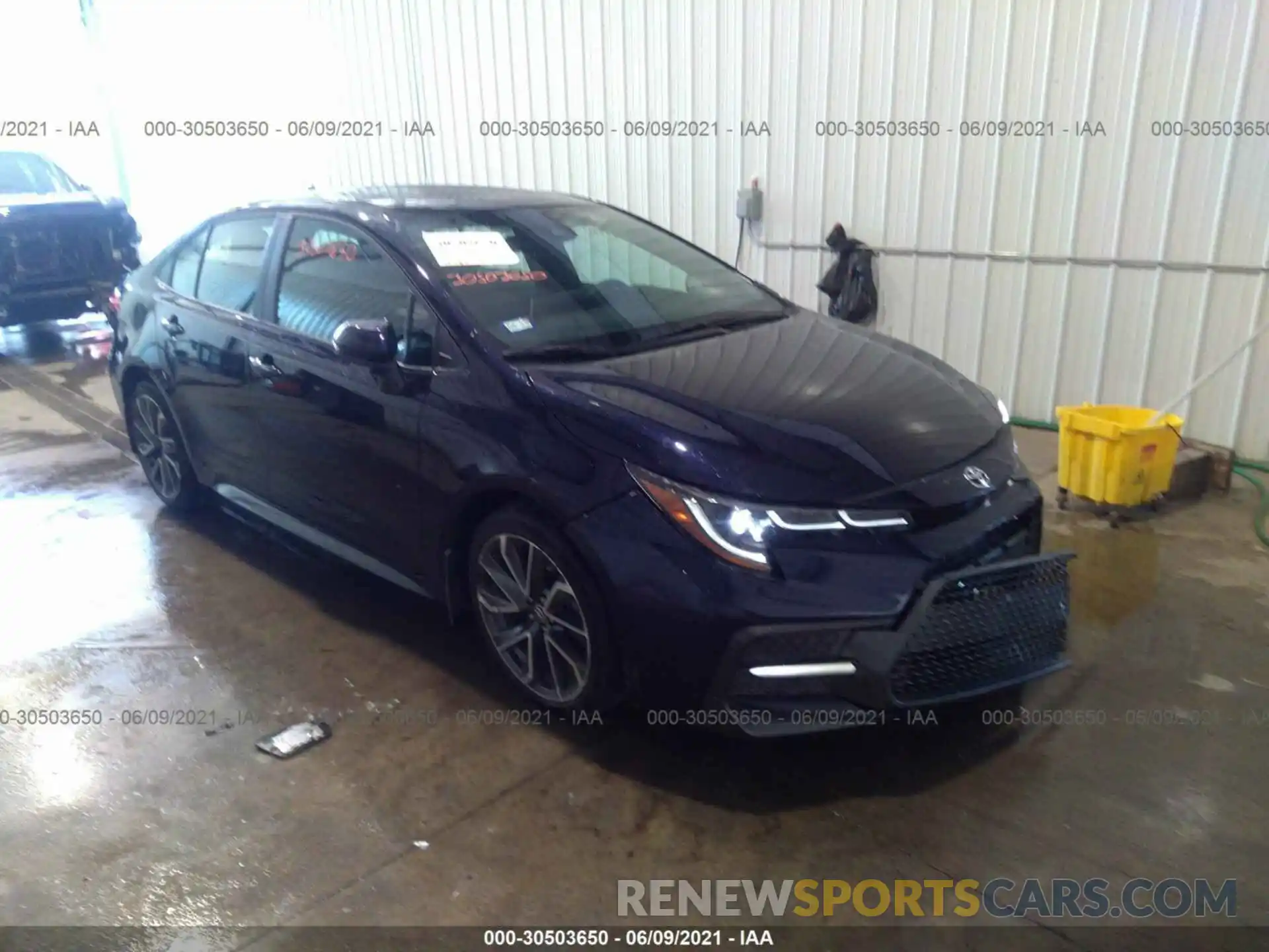 1 Photograph of a damaged car 5YFS4RCE5LP055370 TOYOTA COROLLA 2020