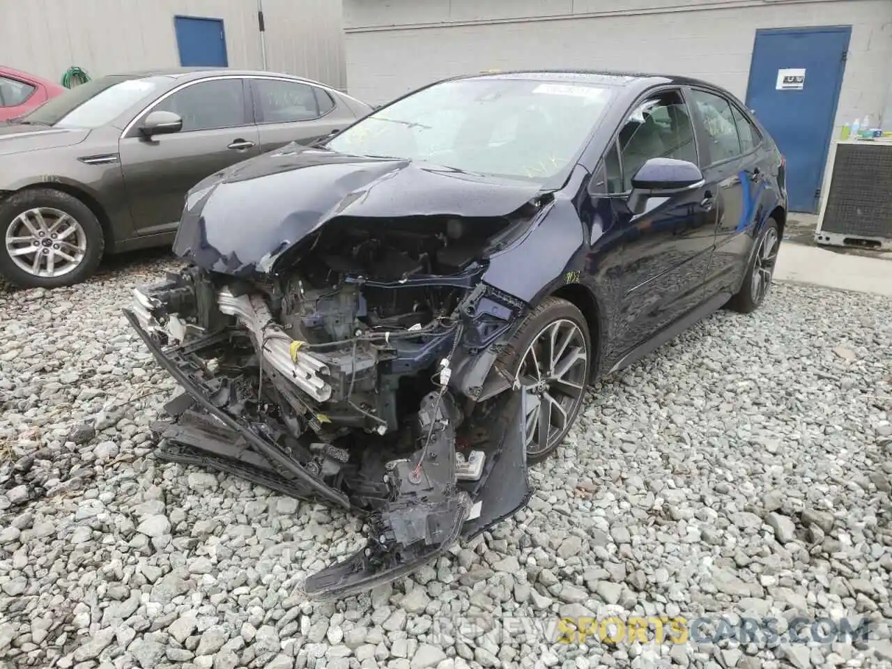 2 Photograph of a damaged car 5YFS4RCE6LP001074 TOYOTA COROLLA 2020