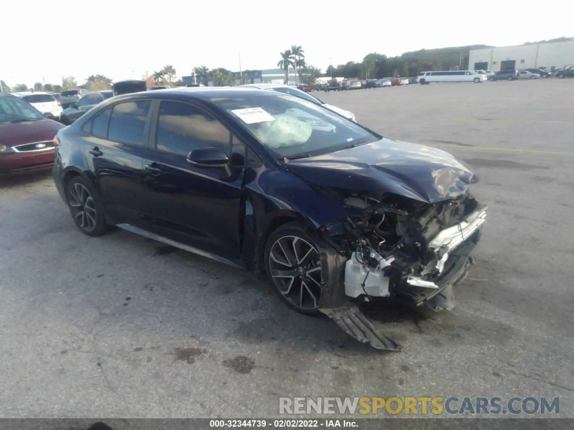 1 Photograph of a damaged car 5YFS4RCE6LP001933 TOYOTA COROLLA 2020