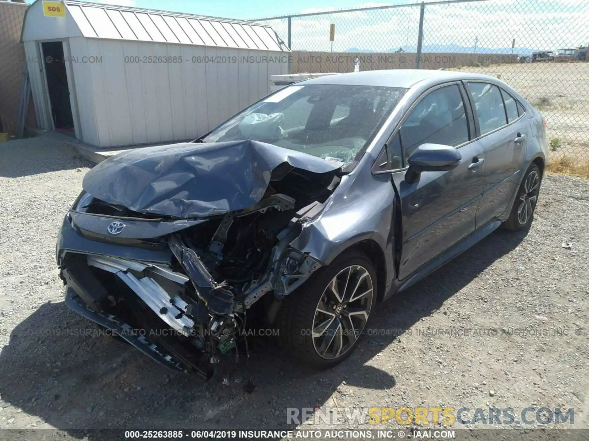 2 Photograph of a damaged car 5YFS4RCE6LP003164 TOYOTA COROLLA 2020