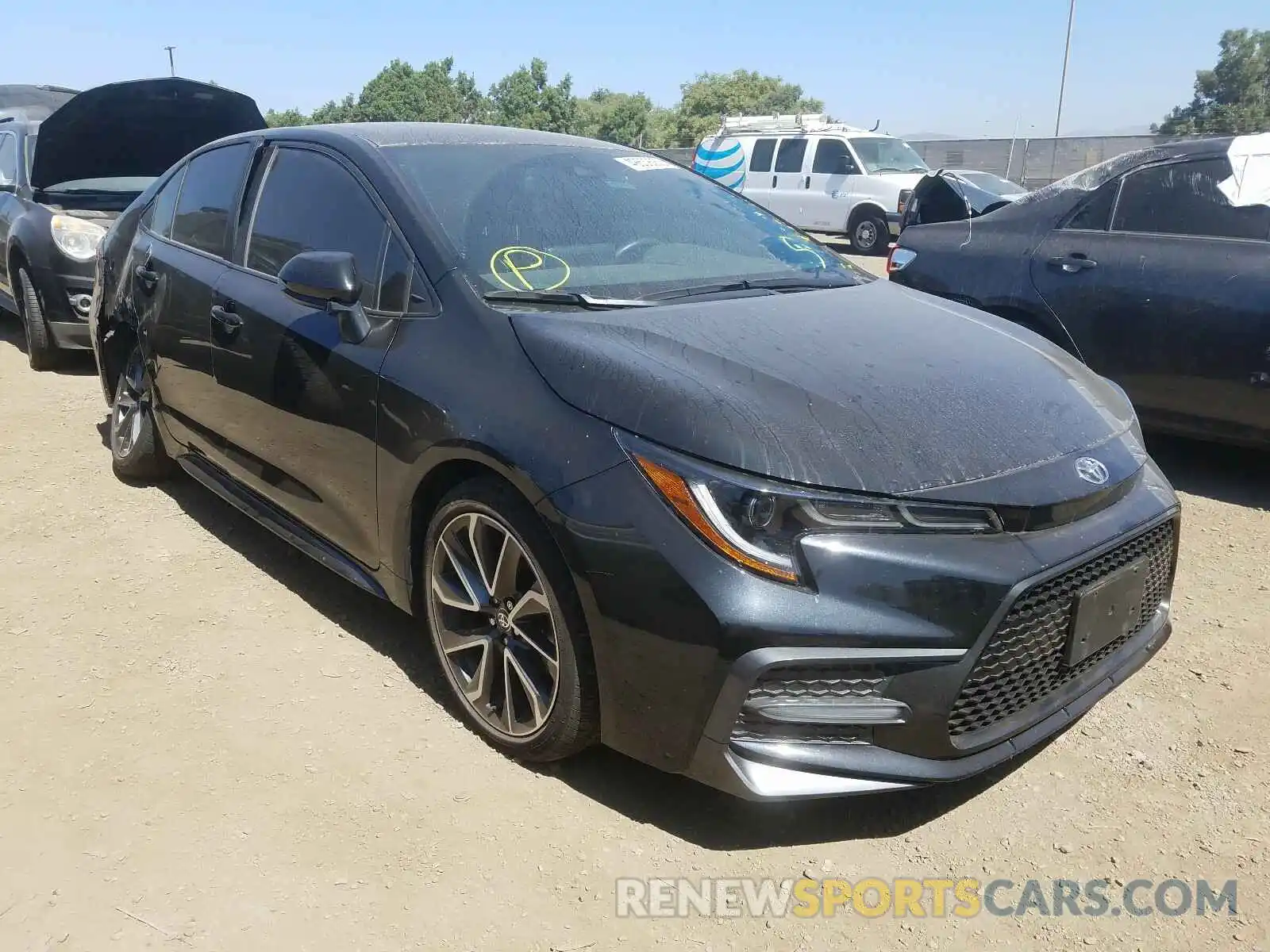 1 Photograph of a damaged car 5YFS4RCE6LP005061 TOYOTA COROLLA 2020