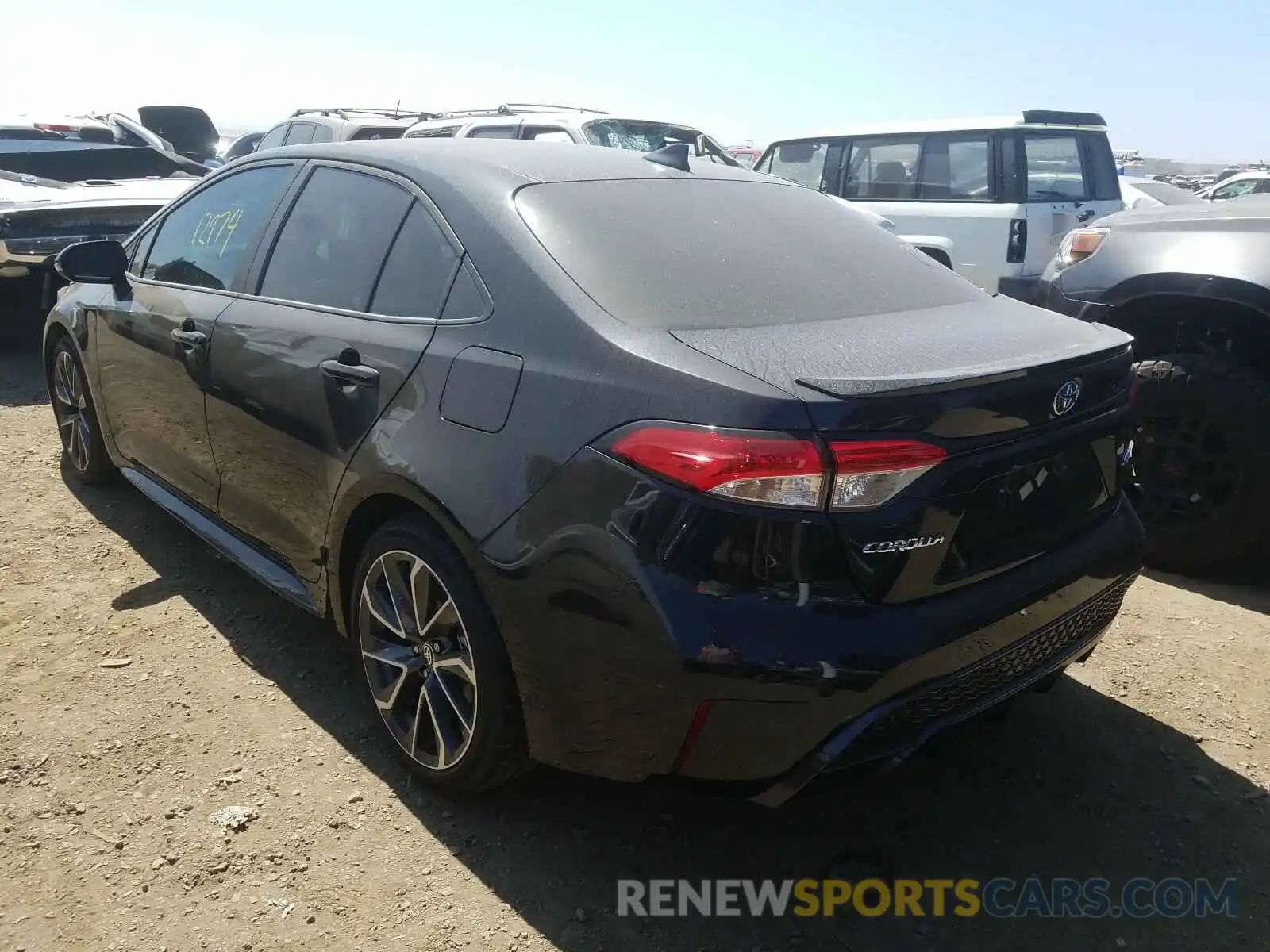 3 Photograph of a damaged car 5YFS4RCE6LP005061 TOYOTA COROLLA 2020