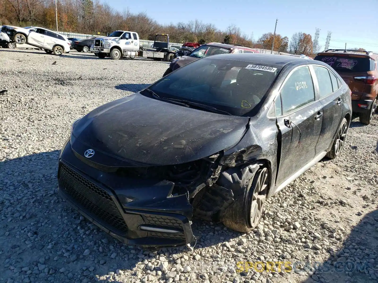 2 Photograph of a damaged car 5YFS4RCE6LP009756 TOYOTA COROLLA 2020