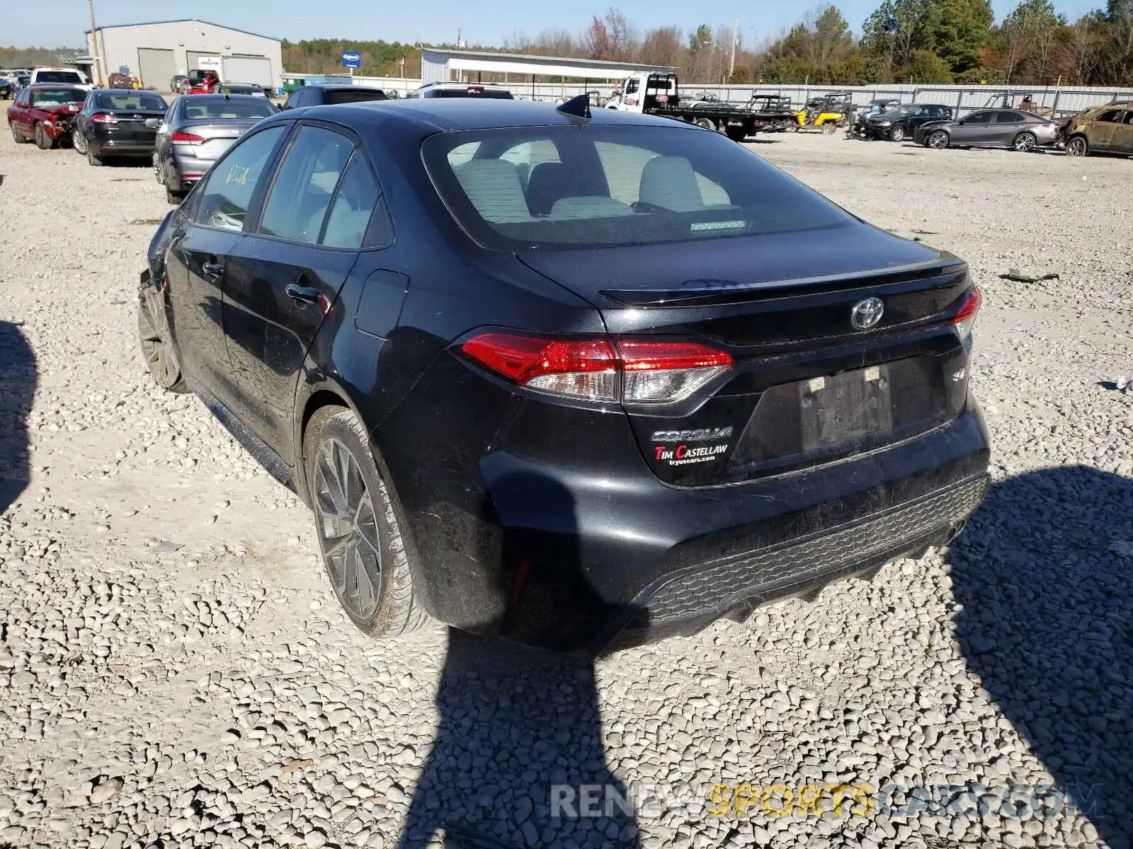 3 Photograph of a damaged car 5YFS4RCE6LP009756 TOYOTA COROLLA 2020