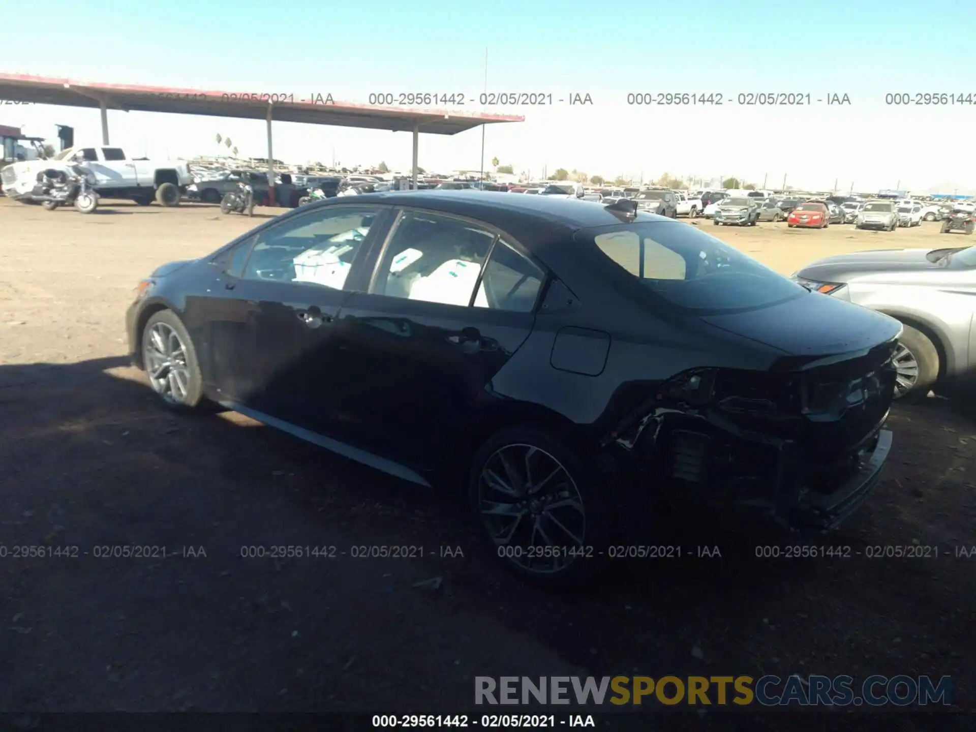 3 Photograph of a damaged car 5YFS4RCE6LP014634 TOYOTA COROLLA 2020