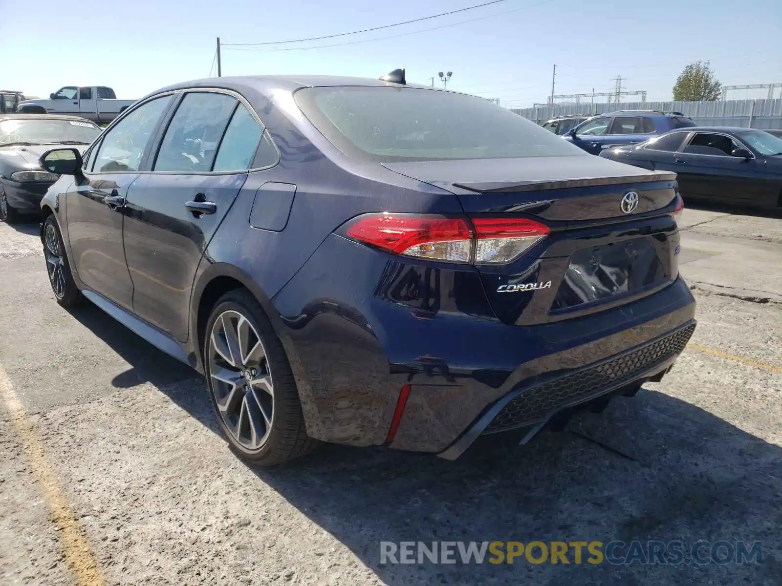 3 Photograph of a damaged car 5YFS4RCE6LP015959 TOYOTA COROLLA 2020