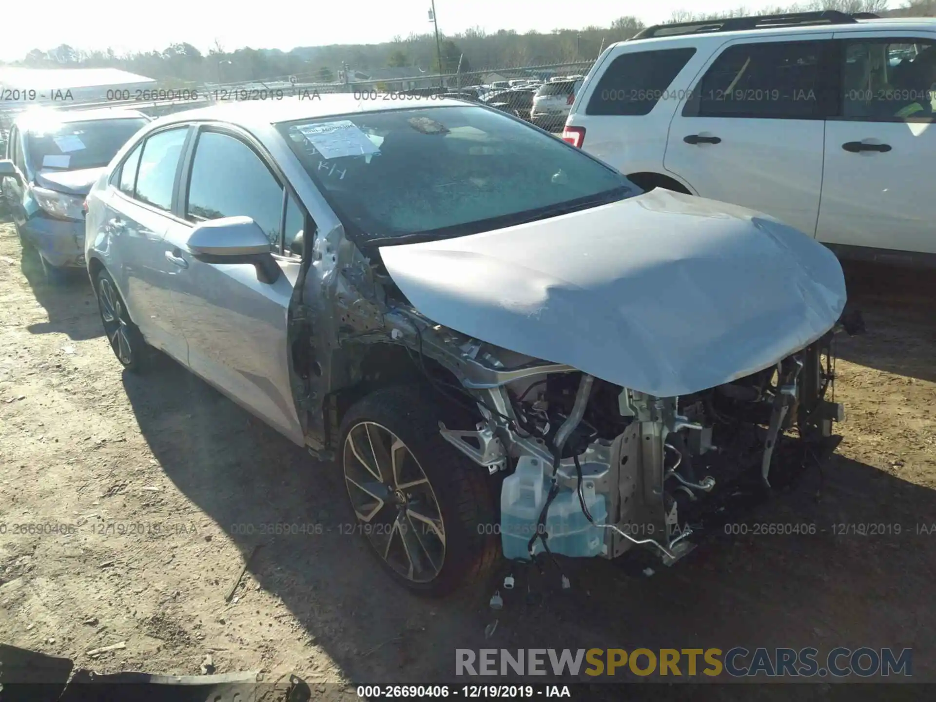 1 Photograph of a damaged car 5YFS4RCE6LP017971 TOYOTA COROLLA 2020