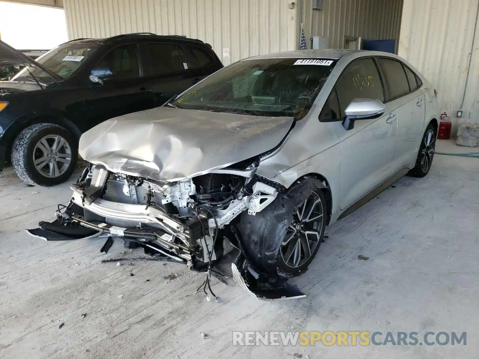 2 Photograph of a damaged car 5YFS4RCE6LP019090 TOYOTA COROLLA 2020