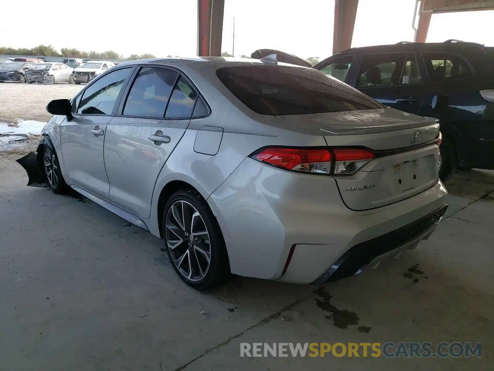 3 Photograph of a damaged car 5YFS4RCE6LP019090 TOYOTA COROLLA 2020