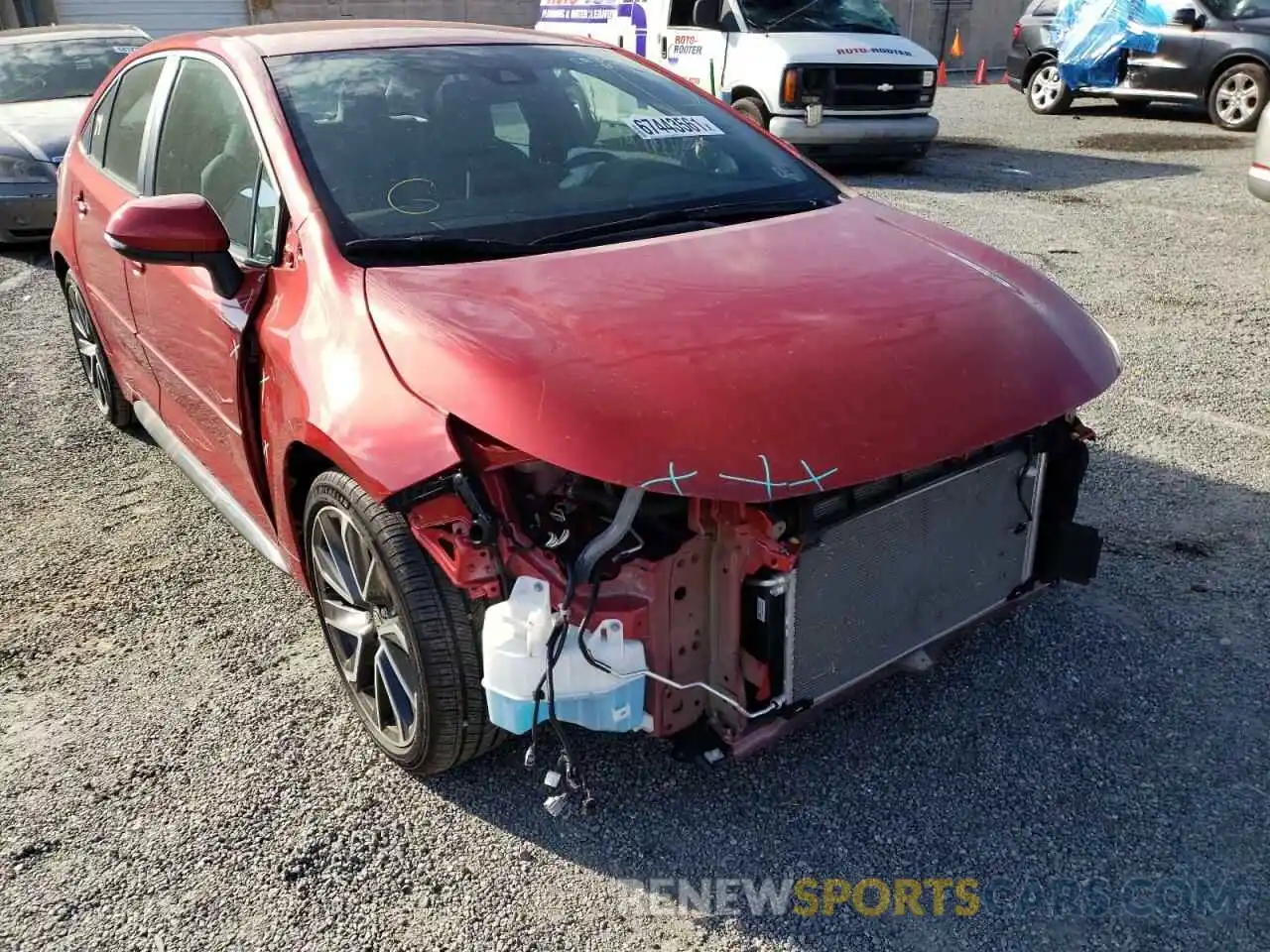 9 Photograph of a damaged car 5YFS4RCE6LP019378 TOYOTA COROLLA 2020